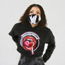 WOMENS CROPPED HOODIE - I LICKED IT SO ITS MINE - BLACK