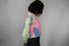 WOMENS CROPPED HOODIE - XXX - TIE DYED