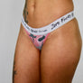 WOMENS THONG - ZERO FUCKS GIVEN - CAMOUFLAGE