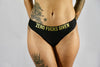 WOMENS SEAMLESS THONG - ZERO FUCKS GIVEN