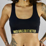 WOMENS SEAMLESS BRA TOP - INKED GIRLS DO IT BETTER