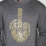 MENS HOODIE - MIDDLE FINGERS UP