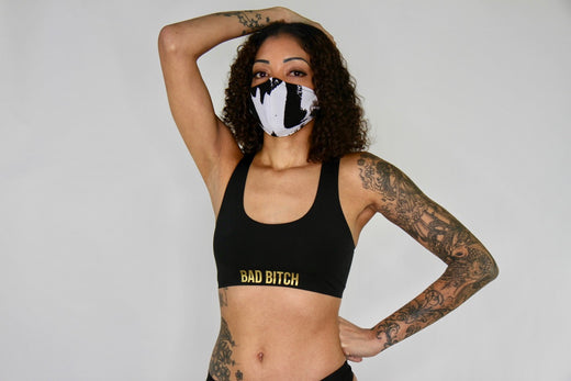 WOMENS SEAMLESS BRA TOP - BAD BITCH