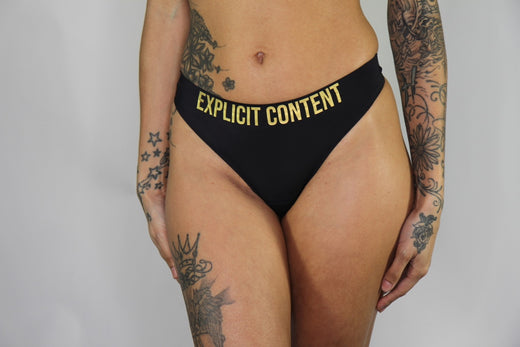 WOMENS SEAMLESS THONG - EXPLICIT CONTENT