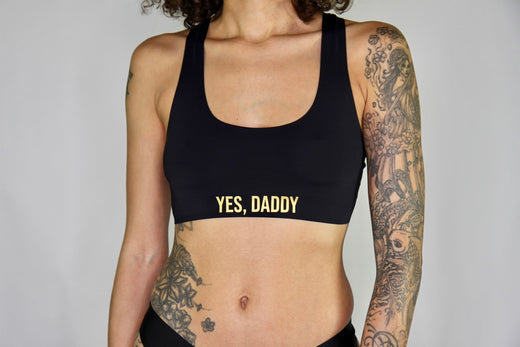 WOMENS SEAMLESS BRA TOP - YES, DADDY