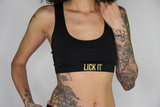 WOMENS SEAMLESS BRA TOP - LICK IT