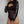 WOMENS BODYSUIT - XXX MESH LONG SLEEVE - BLACK