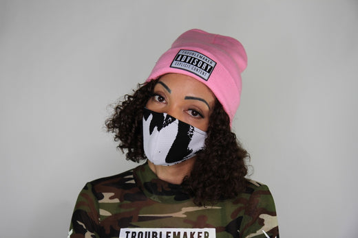 BEANIE - TROUBLEMAKER - PINK
