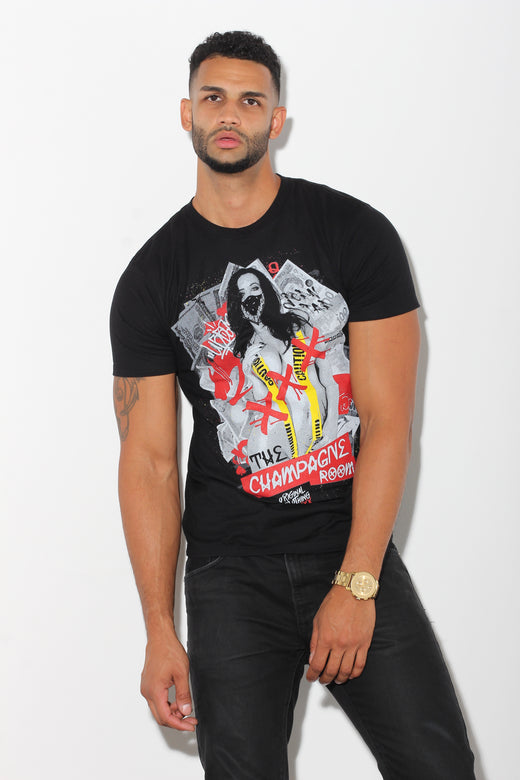 MENS T-SHIRT - BANDANA PORNSTAR