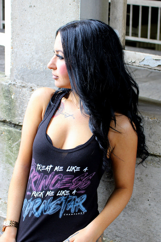 WOMENS TANK TOP - TREAT ME LIKE A PRINCESS