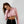 WOMENS CROPPED HOODIE - XXX - PINK/WHITE